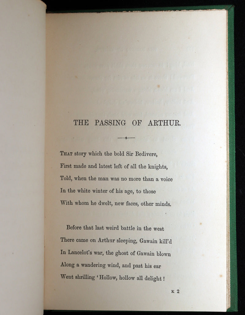 1870 First Edition - Legend of King Arthur, The Holy Grail by Alfred Tennyson