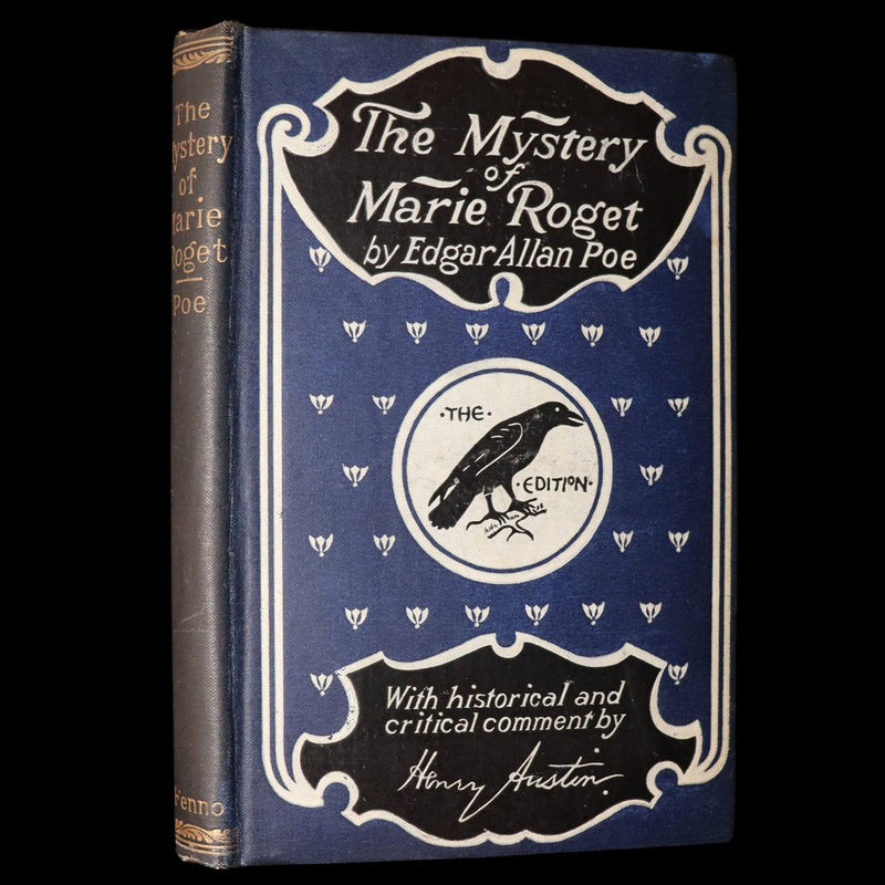 1899 Rare Book - The Mystery of Marie Roget by Edgar Allan Poe