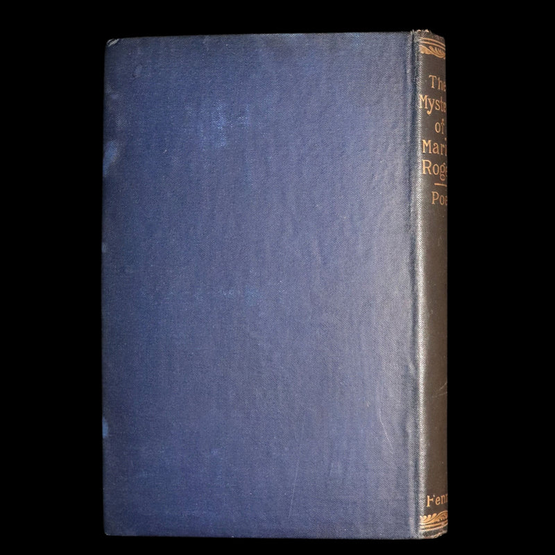 1899 Rare Book - The Mystery of Marie Roget by Edgar Allan Poe