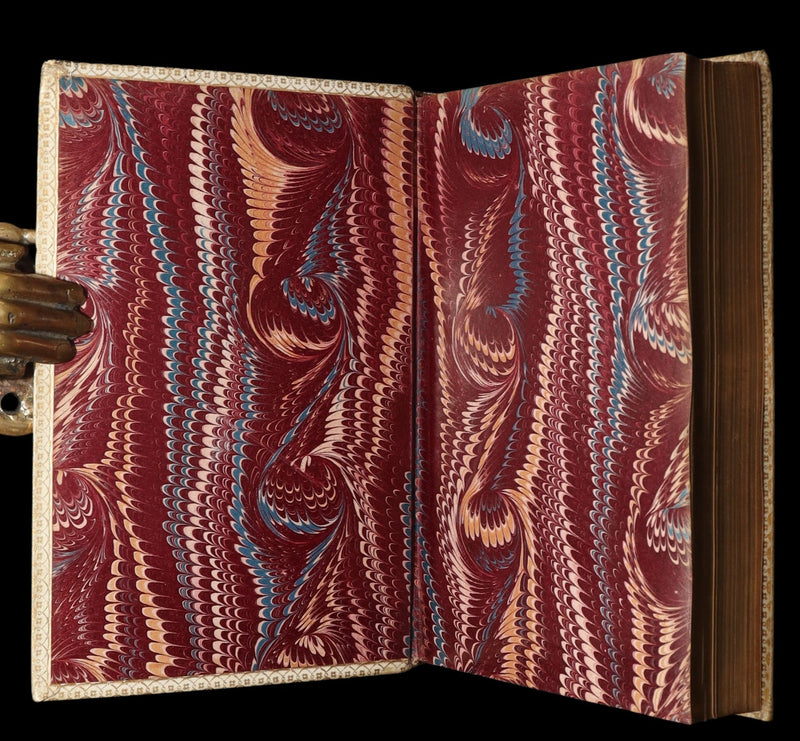 1887 Rare Book in vellum binding - Poems by Elizabeth Barrett Browning