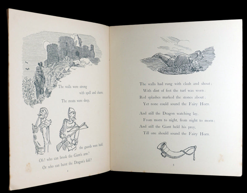 1890 Scarce Book - The Fairy Horn Illustrated by S. Theyre Smith
