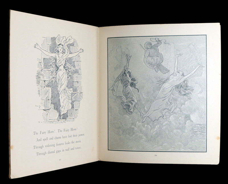 1890 Scarce Book - The Fairy Horn Illustrated by S. Theyre Smith