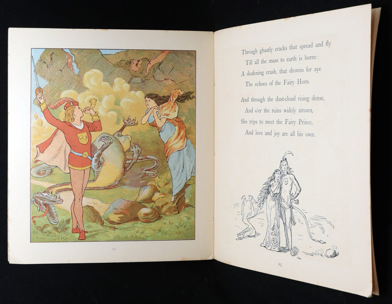 1890 Scarce Book - The Fairy Horn Illustrated by S. Theyre Smith