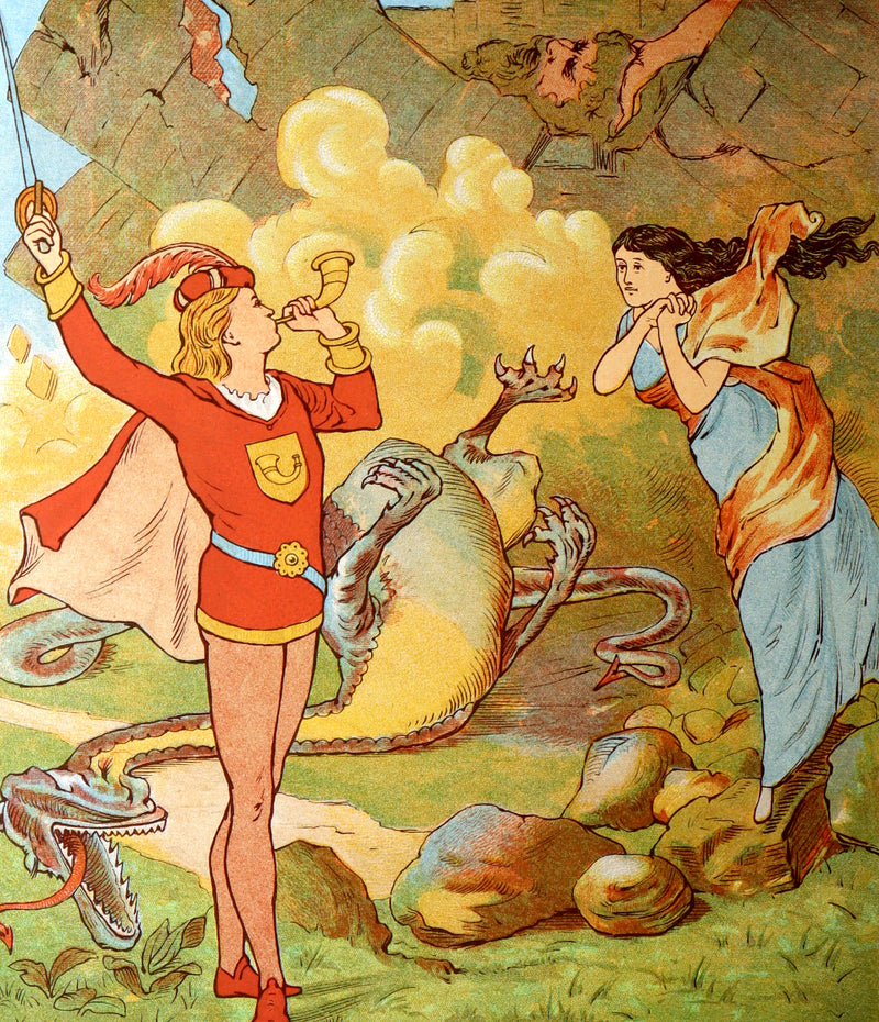 1890 Scarce Book - The Fairy Horn Illustrated by S. Theyre Smith