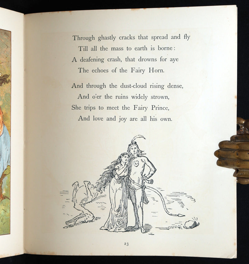 1890 Scarce Book - The Fairy Horn Illustrated by S. Theyre Smith