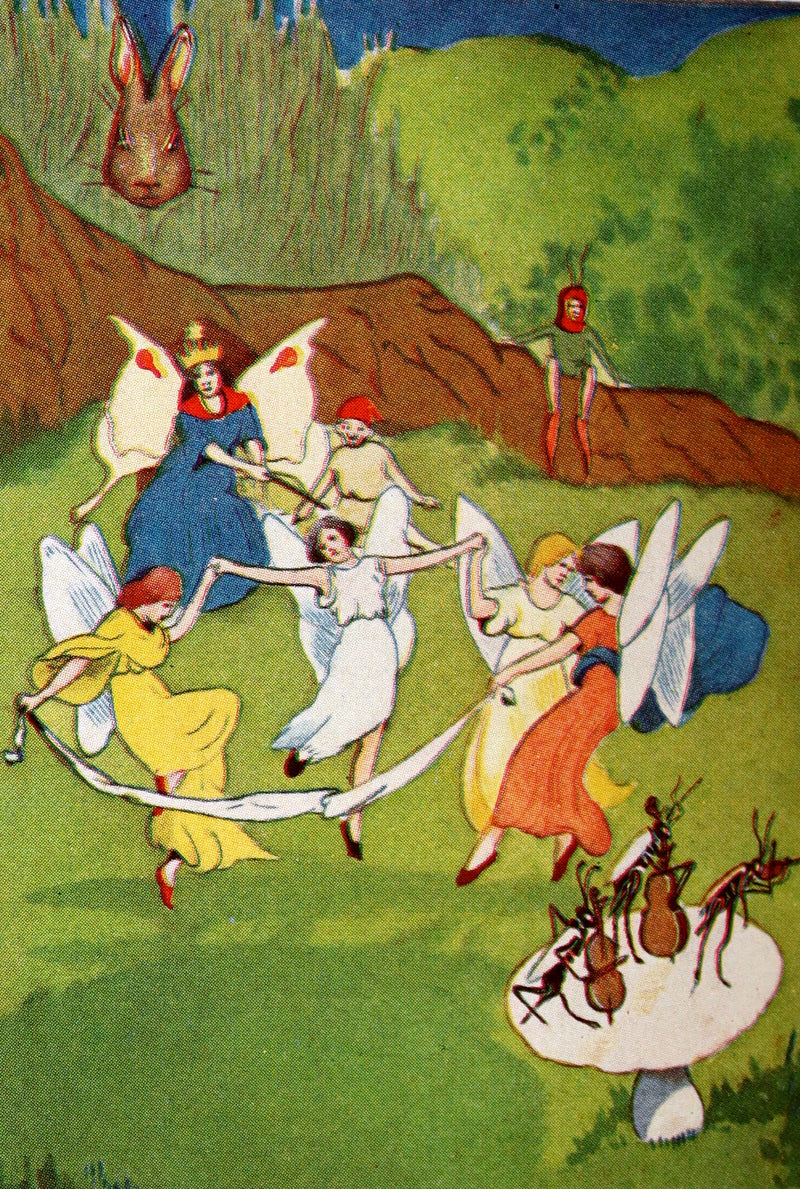 1921 Rare First Edition - Peter Rabbit and the Fairies by Alma & Richard Hudson