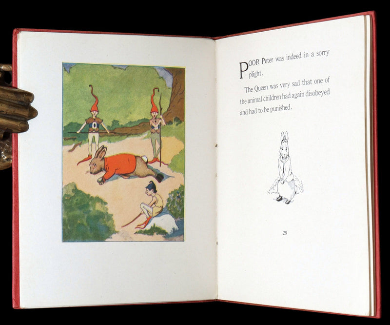 1921 Rare First Edition - Peter Rabbit and the Fairies by Alma & Richard Hudson