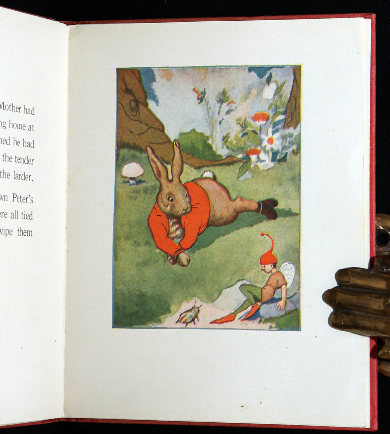 1921 Rare First Edition - Peter Rabbit and the Fairies by Alma & Richard Hudson