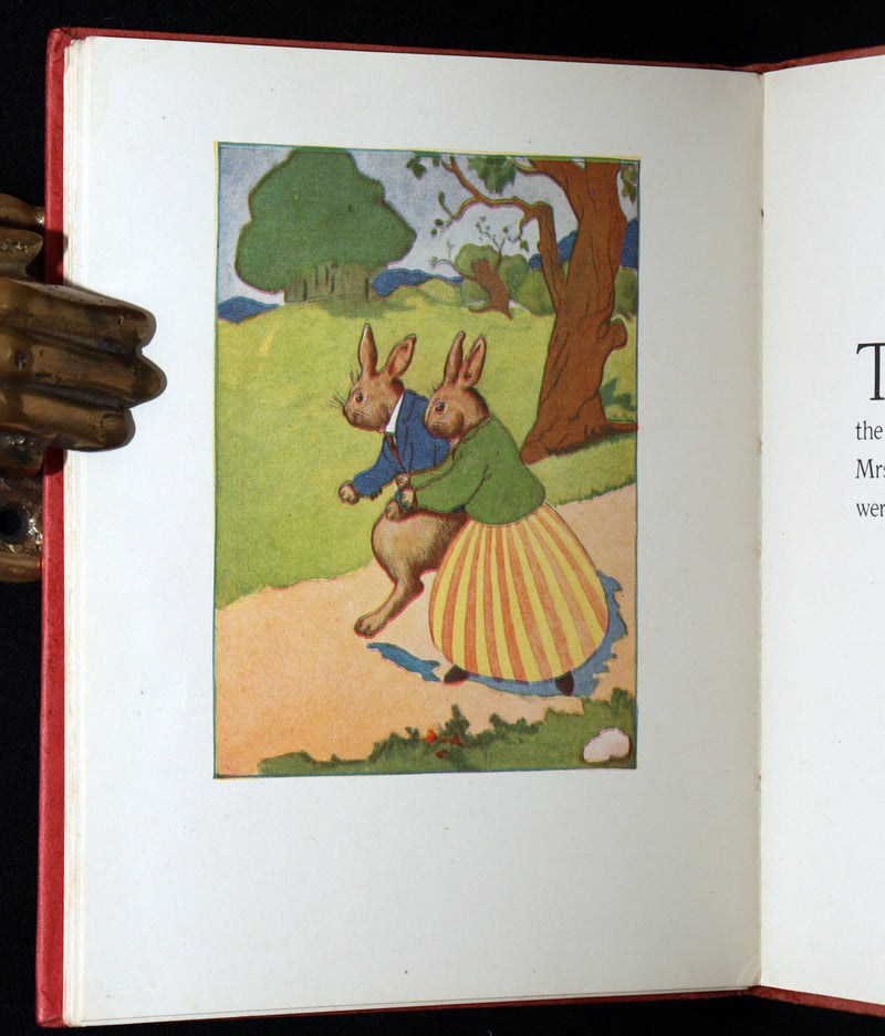 1921 Rare First Edition - Peter Rabbit and the Fairies by Alma & Richard Hudson