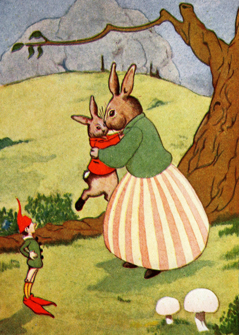 1921 Rare First Edition - Peter Rabbit and the Fairies by Alma & Richard Hudson