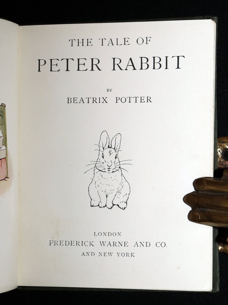 1904 Rare Early Printing- The Tale of Peter Rabbit illustrated by Beatrix Potter