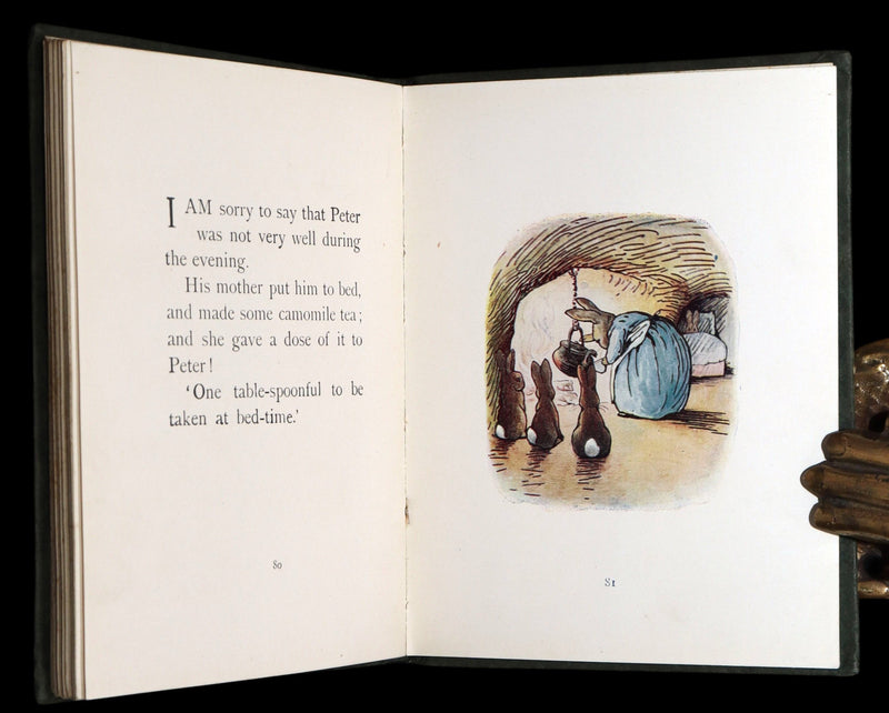1904 Rare Early Printing- The Tale of Peter Rabbit illustrated by Beatrix Potter