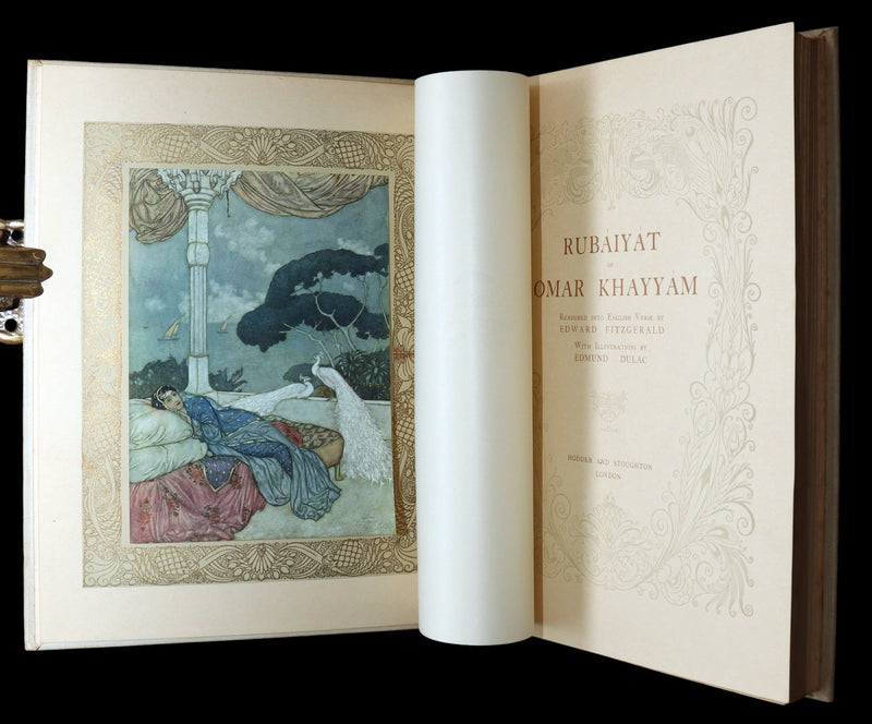 1909 Rare First Edition - Rubaiyat of Omar Khayyam Illustrated By Edmund Dulac