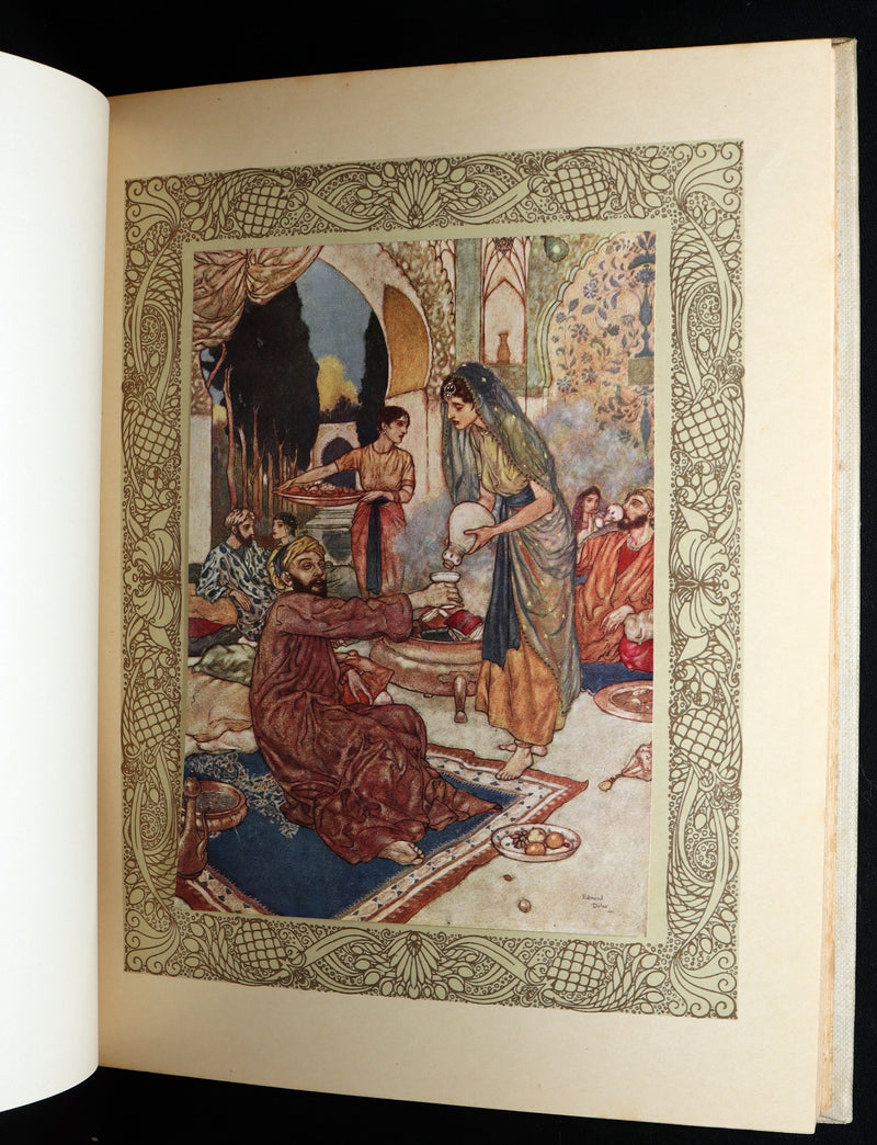 1909 Rare First Edition - Rubaiyat of Omar Khayyam Illustrated By Edmund Dulac