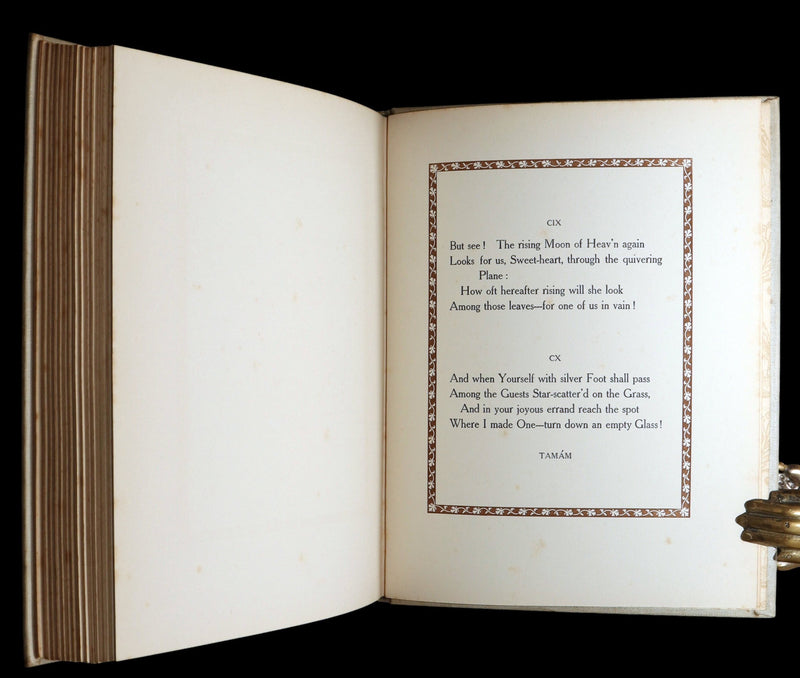 1909 Rare First Edition - Rubaiyat of Omar Khayyam Illustrated By Edmund Dulac