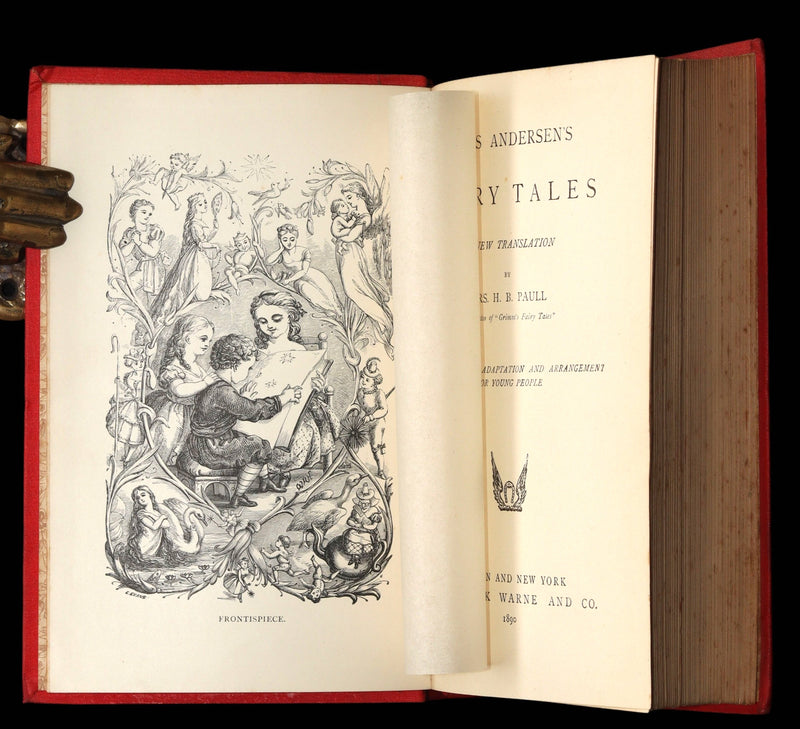 1890 Rare Book - Hans Andersen's Fairy Tales, Illustrated