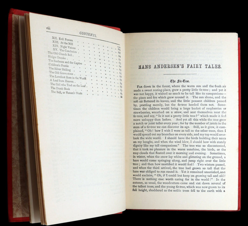 1890 Rare Book - Hans Andersen's Fairy Tales, Illustrated