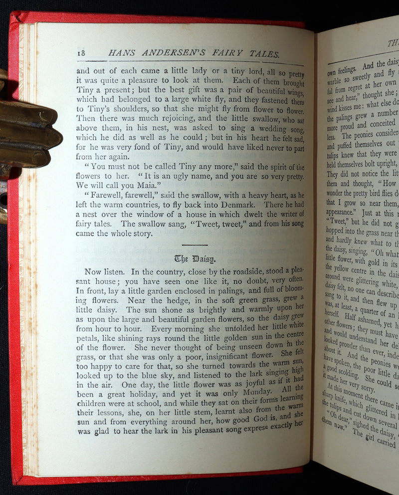 1890 Rare Book - Hans Andersen's Fairy Tales, Illustrated