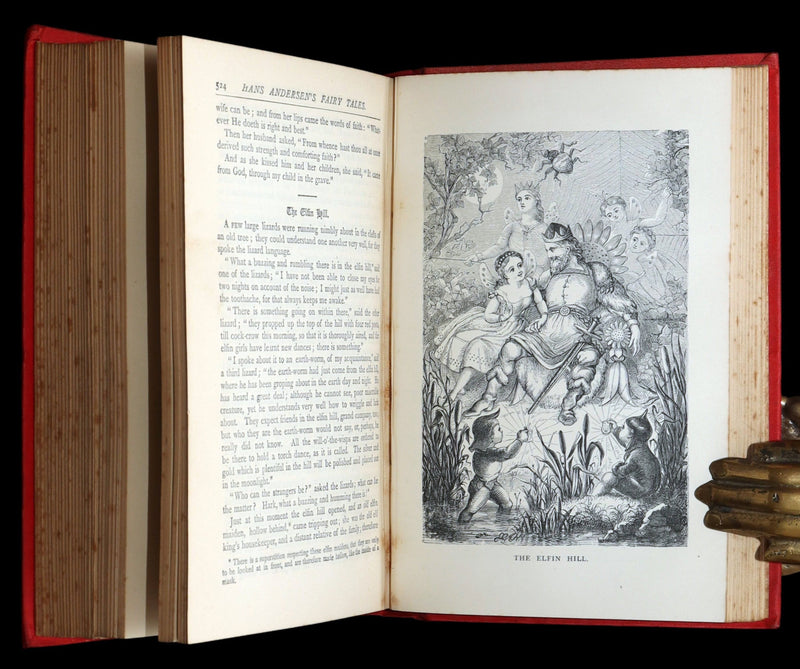 1890 Rare Book - Hans Andersen's Fairy Tales, Illustrated