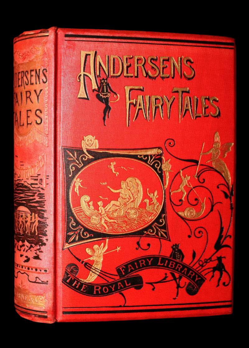 1890 Rare Book - Hans Andersen's Fairy Tales, Illustrated