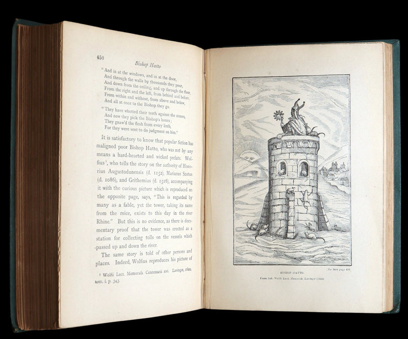 1888 Rare Book - Curious Myths of the Middle Ages by Sabine Baring-Gould