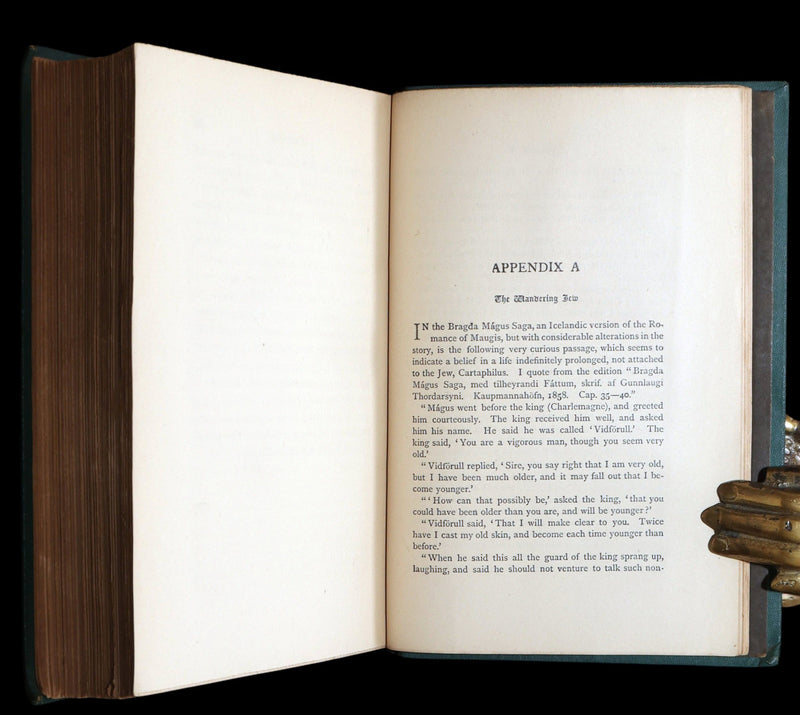 1888 Rare Book - Curious Myths of the Middle Ages by Sabine Baring-Gould