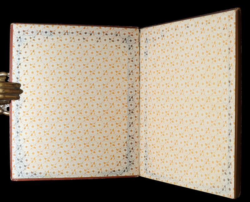 1881 Rare Book - At Home Illustrated by J. G. Sowerby, Decorated by Thomas Crane