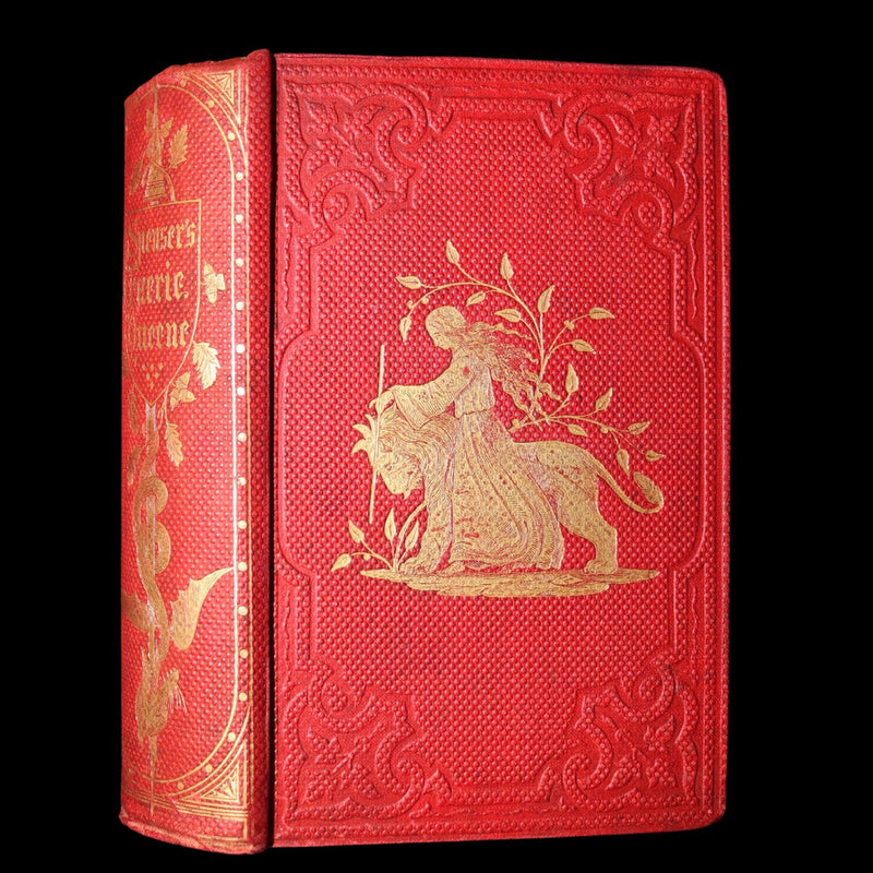 1859 Rare Book - The Faerie Queene Illustrated by Edward Corbould