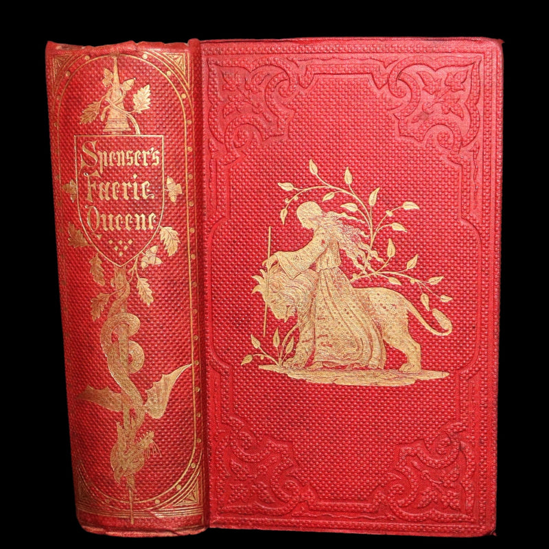 1859 Rare Book - The Faerie Queene Illustrated by Edward Corbould