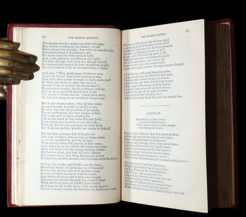 1859 Rare Book - The Faerie Queene Illustrated by Edward Corbould