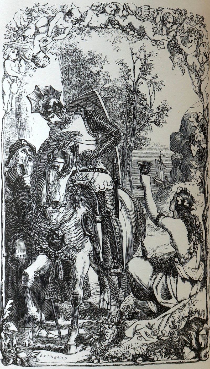 1859 Rare Book - The Faerie Queene Illustrated by Edward Corbould