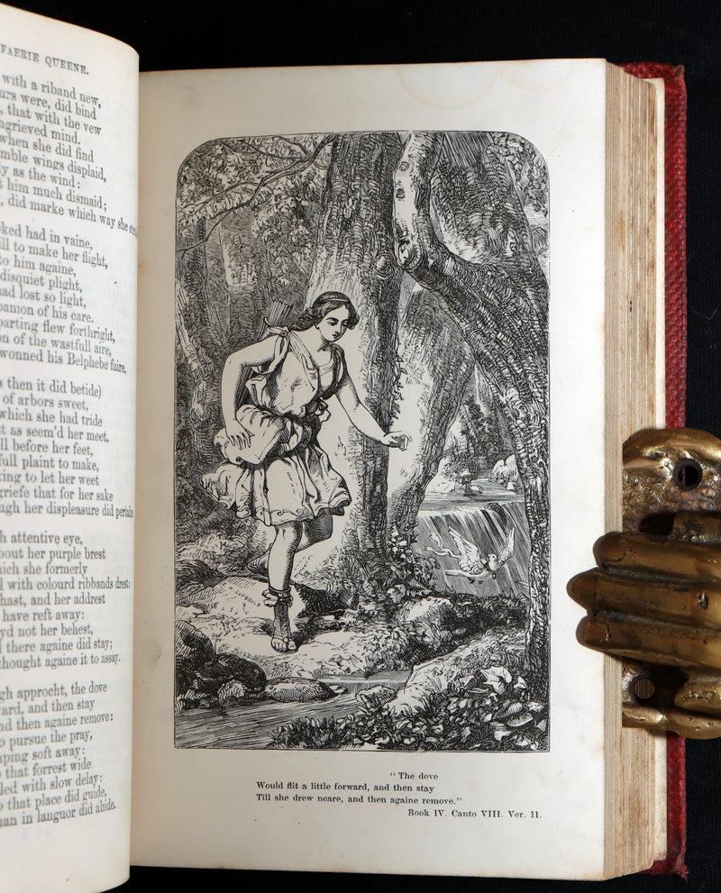 1859 Rare Book - The Faerie Queene Illustrated by Edward Corbould