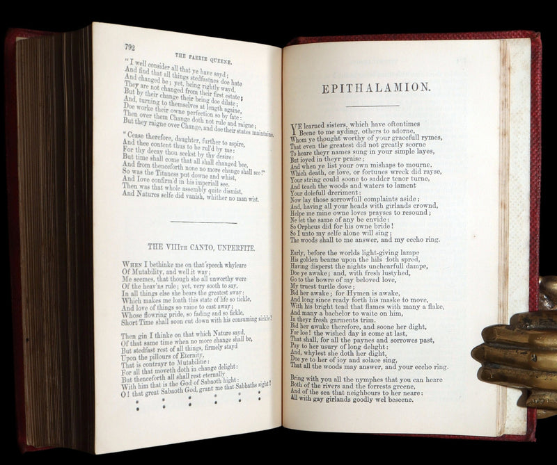 1859 Rare Book - The Faerie Queene Illustrated by Edward Corbould