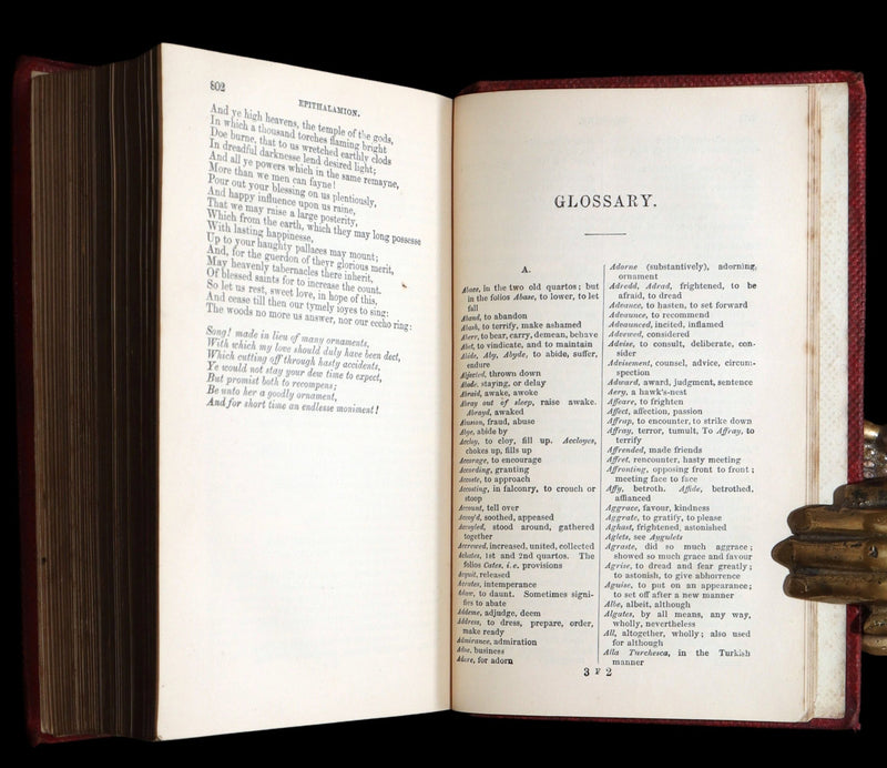 1859 Rare Book - The Faerie Queene Illustrated by Edward Corbould