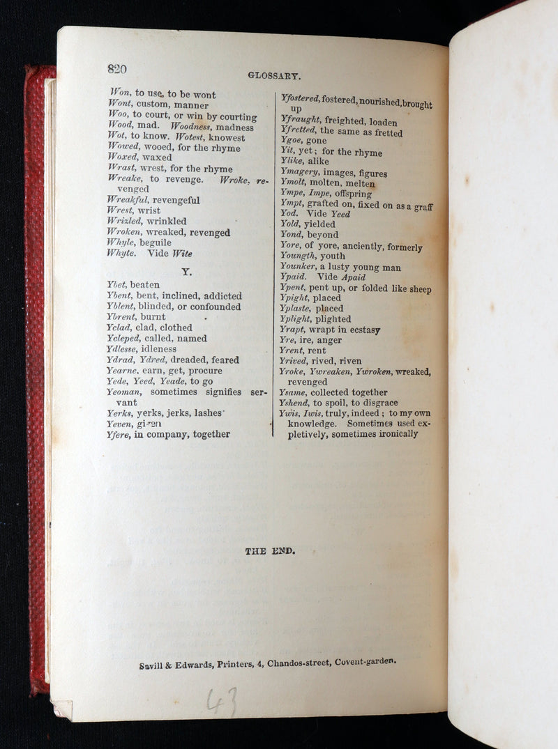 1859 Rare Book - The Faerie Queene Illustrated by Edward Corbould