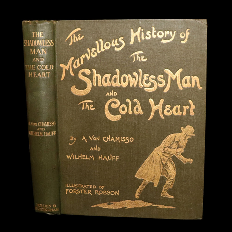 1913 1stED - Marvellous History of The Shadowless Man illustrated by F. Robson