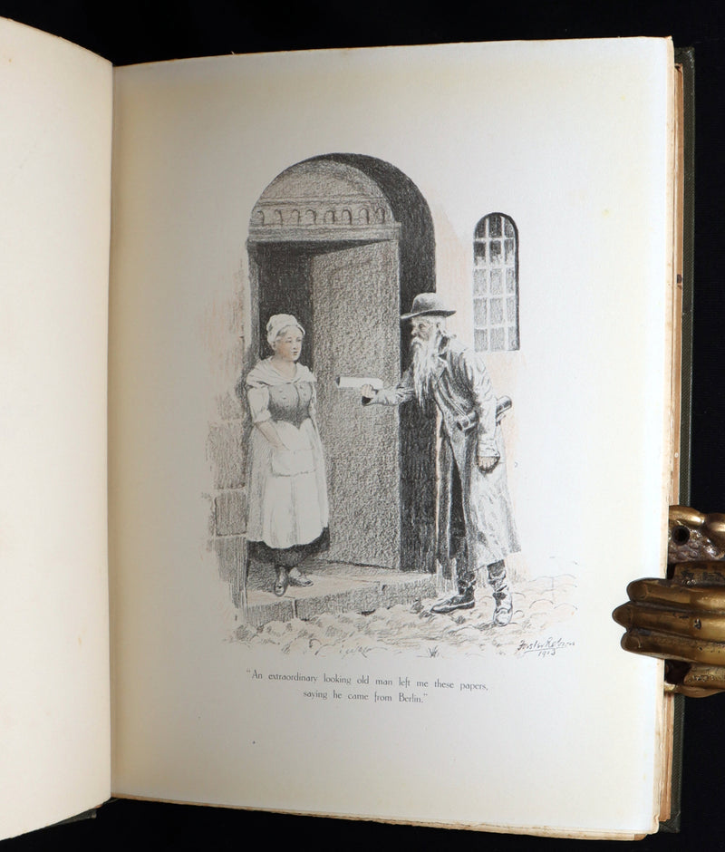 1913 1stED - Marvellous History of The Shadowless Man illustrated by F. Robson