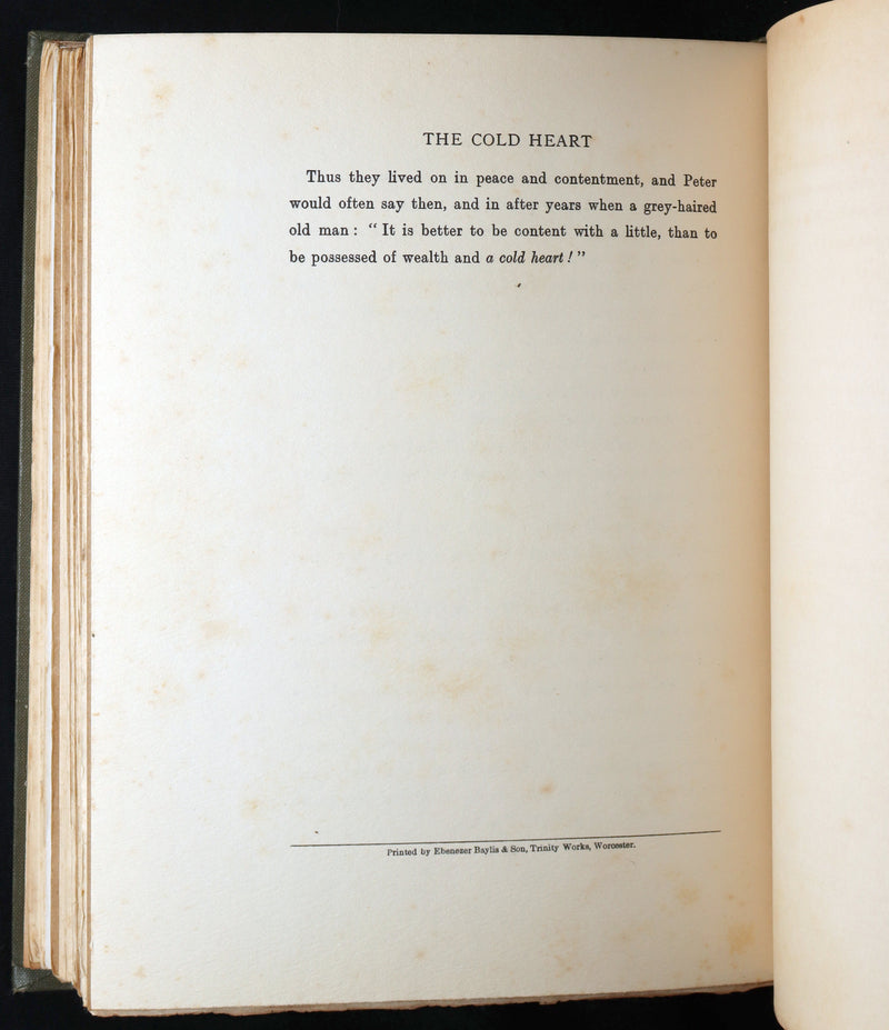 1913 1stED - Marvellous History of The Shadowless Man illustrated by F. Robson