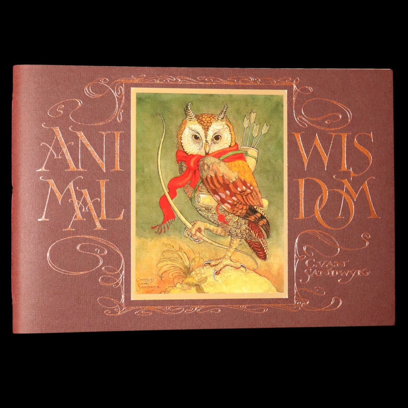 2021 Rare Signed Book - Animal Wisdom illustrated by Charles van Sandwyk