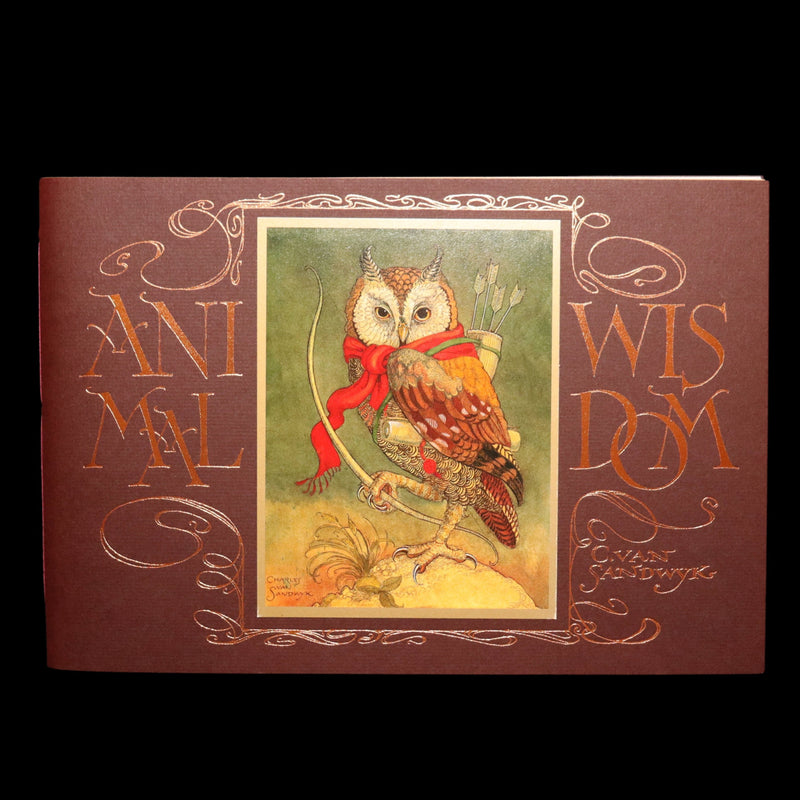 2021 Rare Signed Book - Animal Wisdom illustrated by Charles van Sandwyk