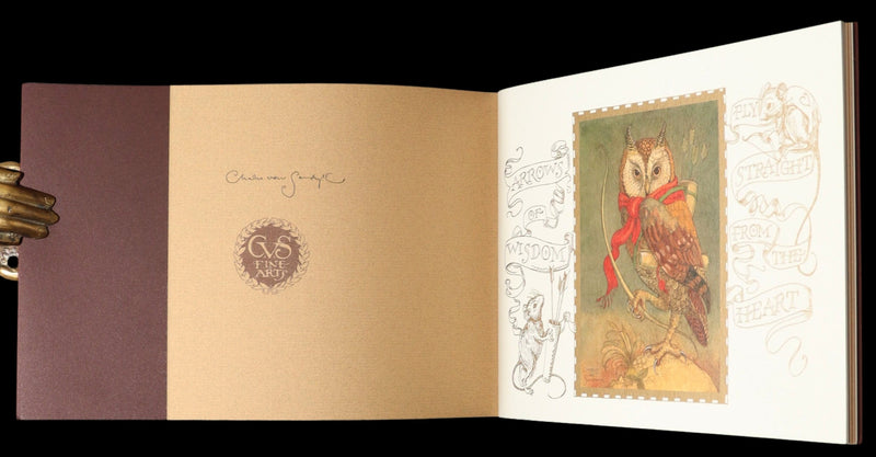 2021 Rare Signed Book - Animal Wisdom illustrated by Charles van Sandwyk