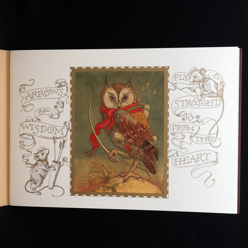 2021 Rare Signed Book - Animal Wisdom illustrated by Charles van Sandwyk