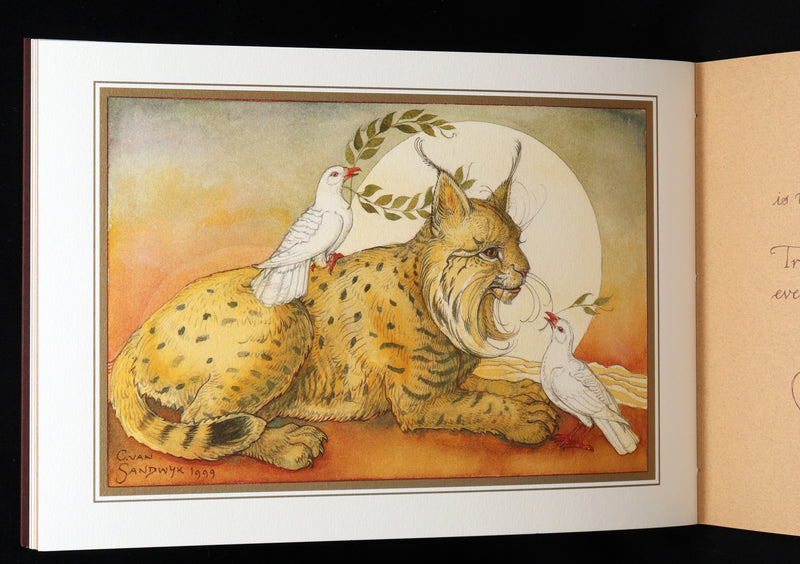 2021 Rare Signed Book - Animal Wisdom illustrated by Charles van Sandwyk