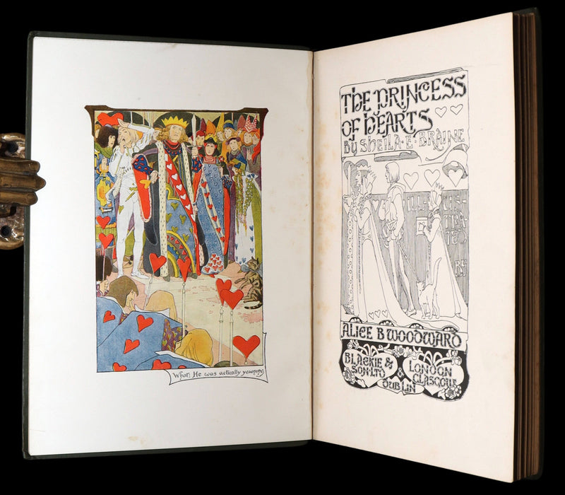 1899 Rare First Edition- The Princess of Hearts Illustrated by Alice B. Woodward