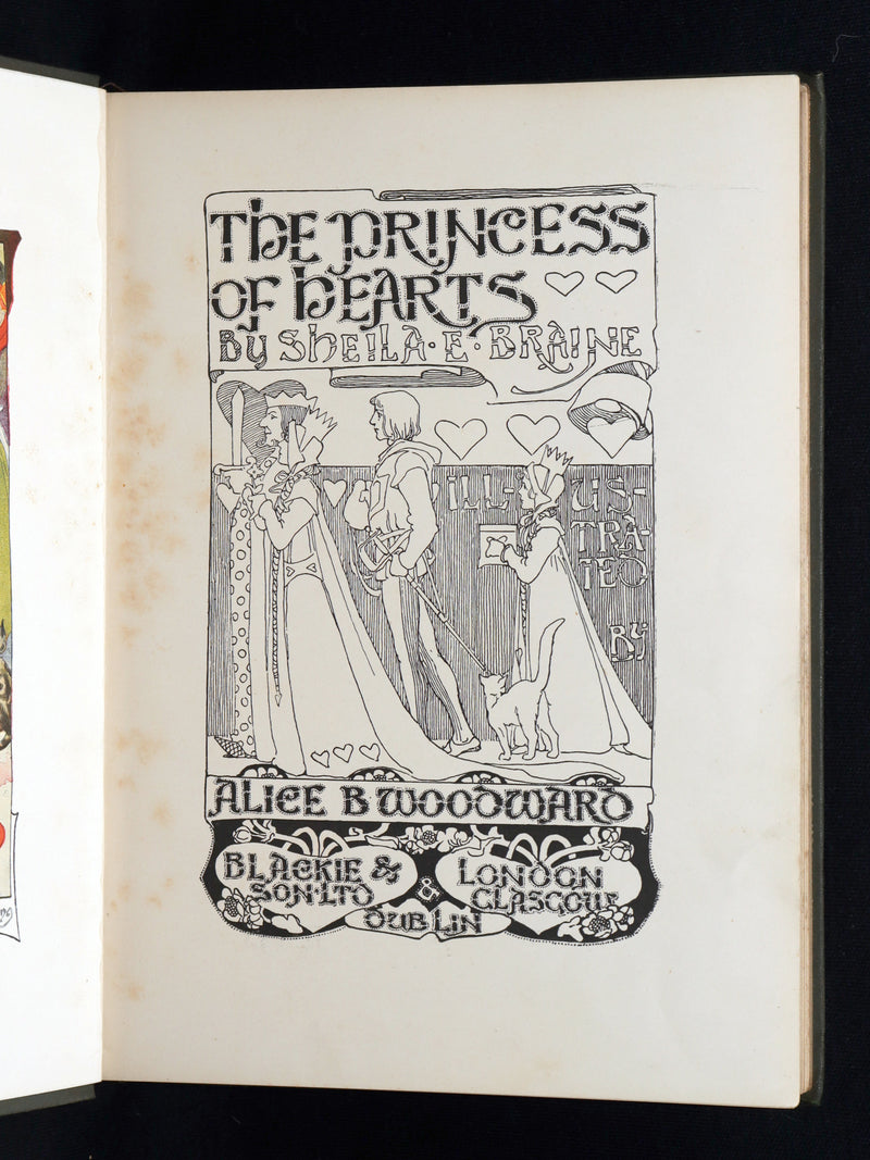 1899 Rare First Edition- The Princess of Hearts Illustrated by Alice B. Woodward