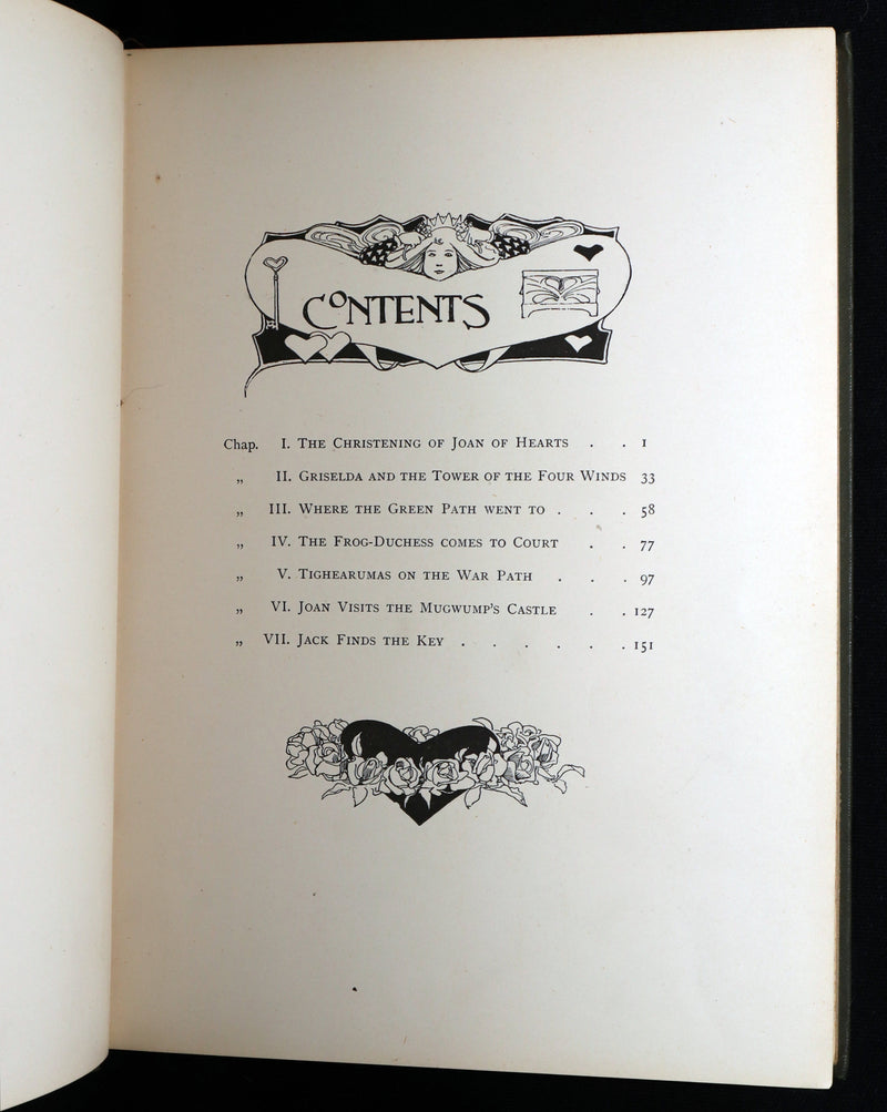 1899 Rare First Edition- The Princess of Hearts Illustrated by Alice B. Woodward