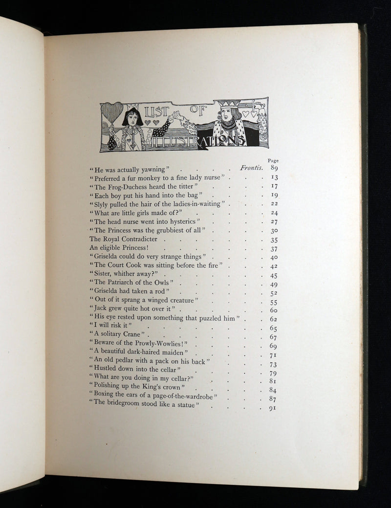 1899 Rare First Edition- The Princess of Hearts Illustrated by Alice B. Woodward