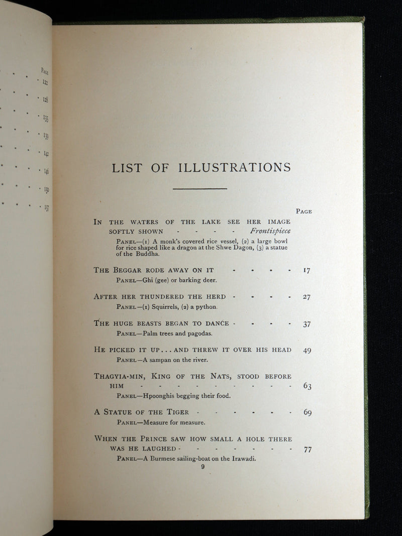 1916 Scarce First Edition - Fairy Tales and Legends of Burma (Myanmar) by Ward