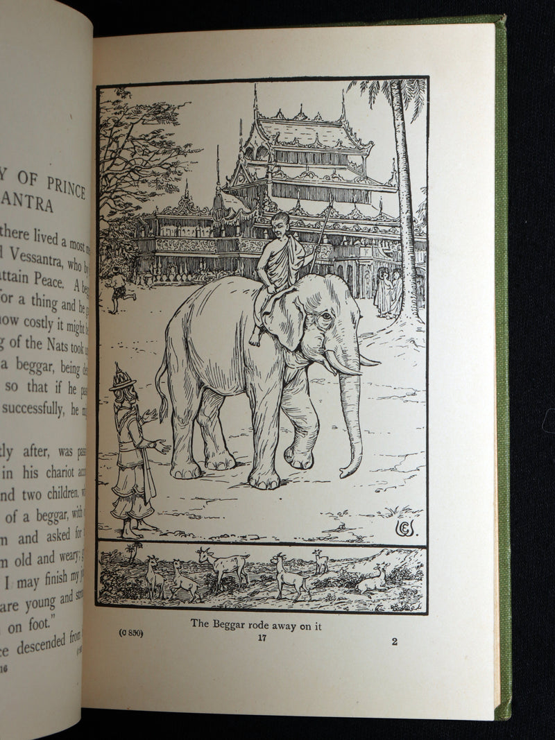 1916 Scarce First Edition - Fairy Tales and Legends of Burma (Myanmar) by Ward