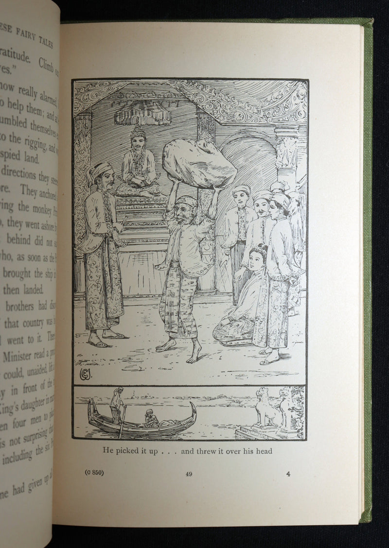 1916 Scarce First Edition - Fairy Tales and Legends of Burma (Myanmar) by Ward